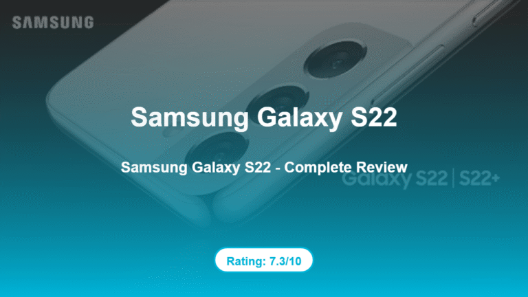 Samsung Galaxy S22 – Complete Review